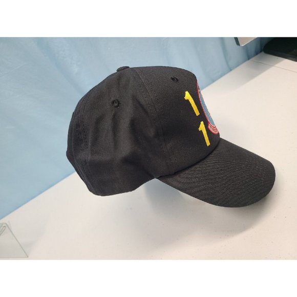 11Th Reconnaissance sq Black Cap Hat Adjustable - Picture 3 of 5